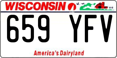 WI license plate 659YFV