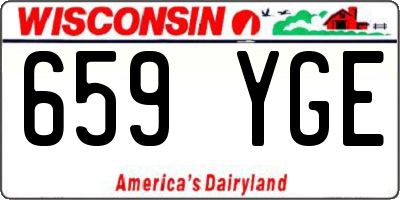 WI license plate 659YGE