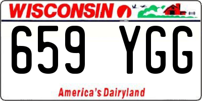 WI license plate 659YGG
