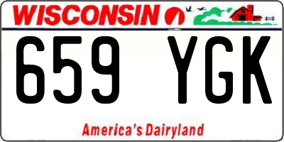 WI license plate 659YGK