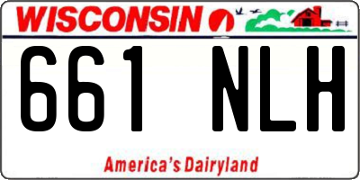 WI license plate 661NLH