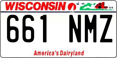 WI license plate 661NMZ