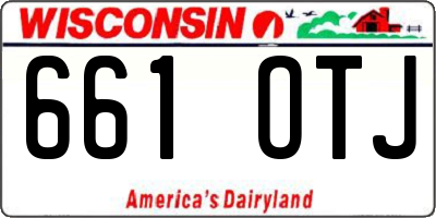 WI license plate 661OTJ