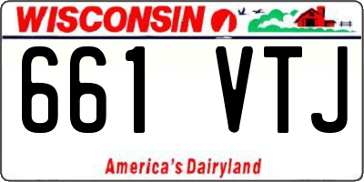 WI license plate 661VTJ