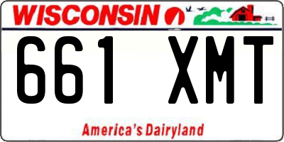 WI license plate 661XMT