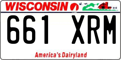 WI license plate 661XRM