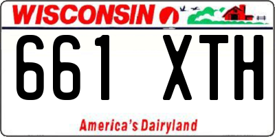 WI license plate 661XTH