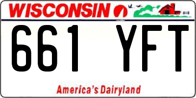 WI license plate 661YFT