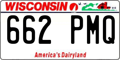 WI license plate 662PMQ