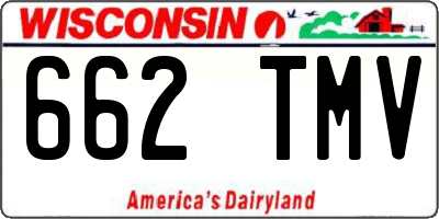 WI license plate 662TMV