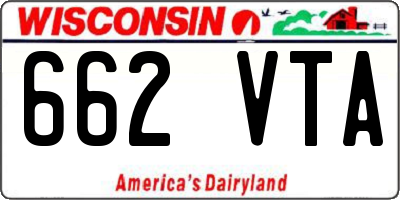 WI license plate 662VTA