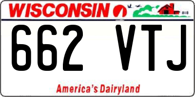 WI license plate 662VTJ