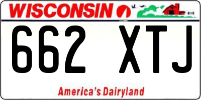 WI license plate 662XTJ