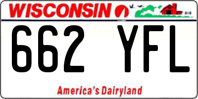 WI license plate 662YFL