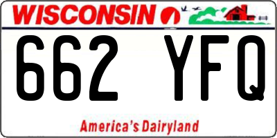 WI license plate 662YFQ