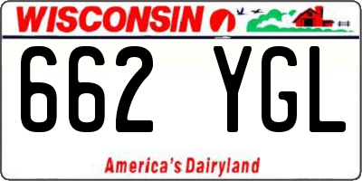 WI license plate 662YGL