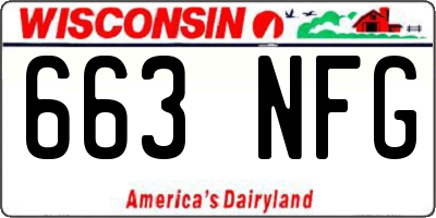 WI license plate 663NFG