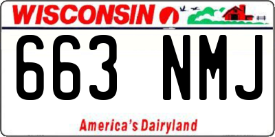 WI license plate 663NMJ