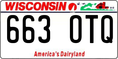 WI license plate 663OTQ
