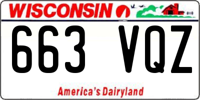 WI license plate 663VQZ