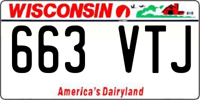 WI license plate 663VTJ