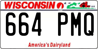 WI license plate 664PMQ