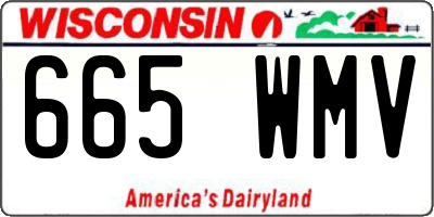 WI license plate 665WMV