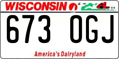 WI license plate 673OGJ