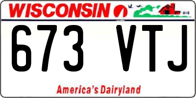 WI license plate 673VTJ