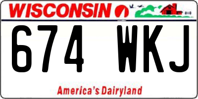WI license plate 674WKJ