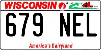 WI license plate 679NEL