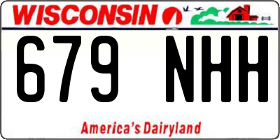 WI license plate 679NHH
