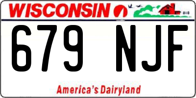 WI license plate 679NJF