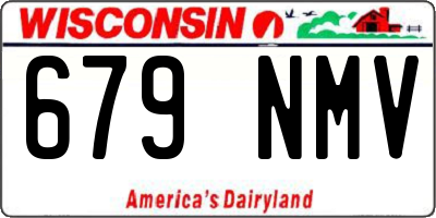 WI license plate 679NMV