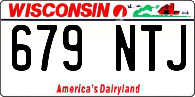 WI license plate 679NTJ