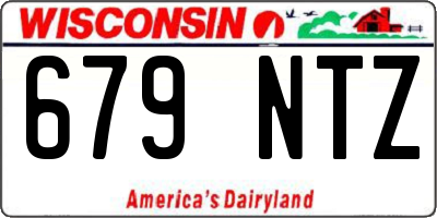 WI license plate 679NTZ
