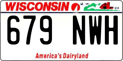 WI license plate 679NWH
