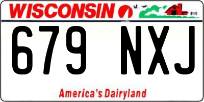 WI license plate 679NXJ