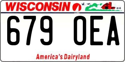 WI license plate 679OEA