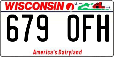 WI license plate 679OFH