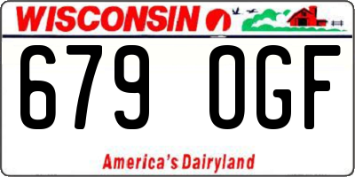 WI license plate 679OGF