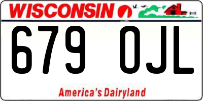 WI license plate 679OJL