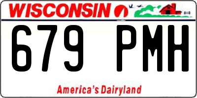 WI license plate 679PMH
