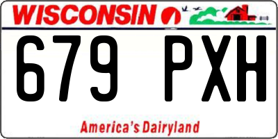 WI license plate 679PXH