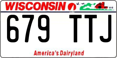 WI license plate 679TTJ