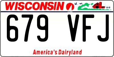 WI license plate 679VFJ