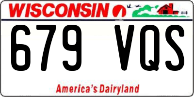 WI license plate 679VQS