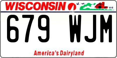 WI license plate 679WJM