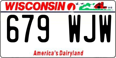 WI license plate 679WJW
