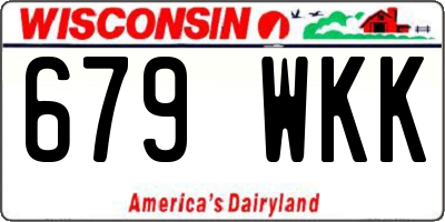 WI license plate 679WKK